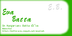 eva batta business card